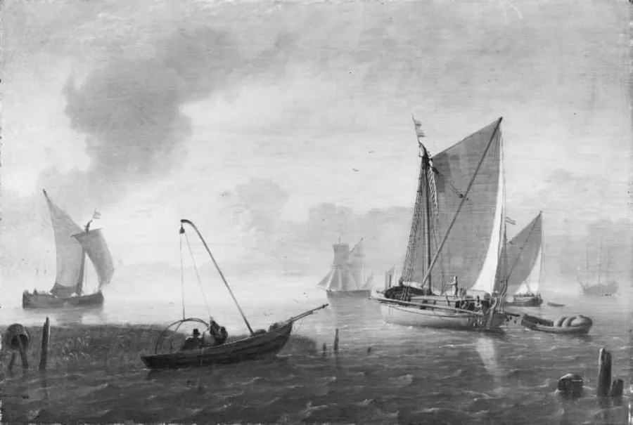 Morgen by Ludolf Bakhuizen