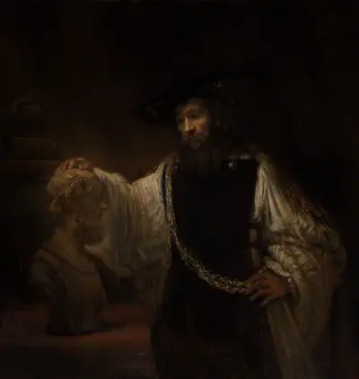 Aristotle with a Bust of Homer