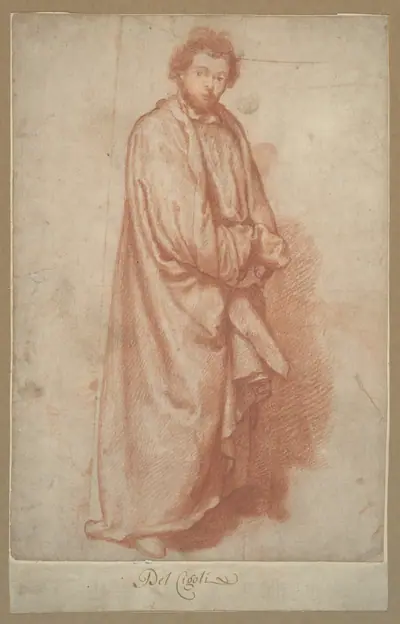 A Standing Bearded Man