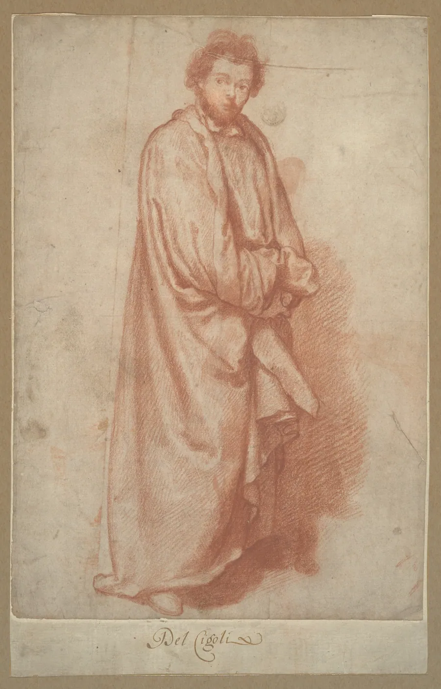 A Standing Bearded Man by Sigismondo Coccapani