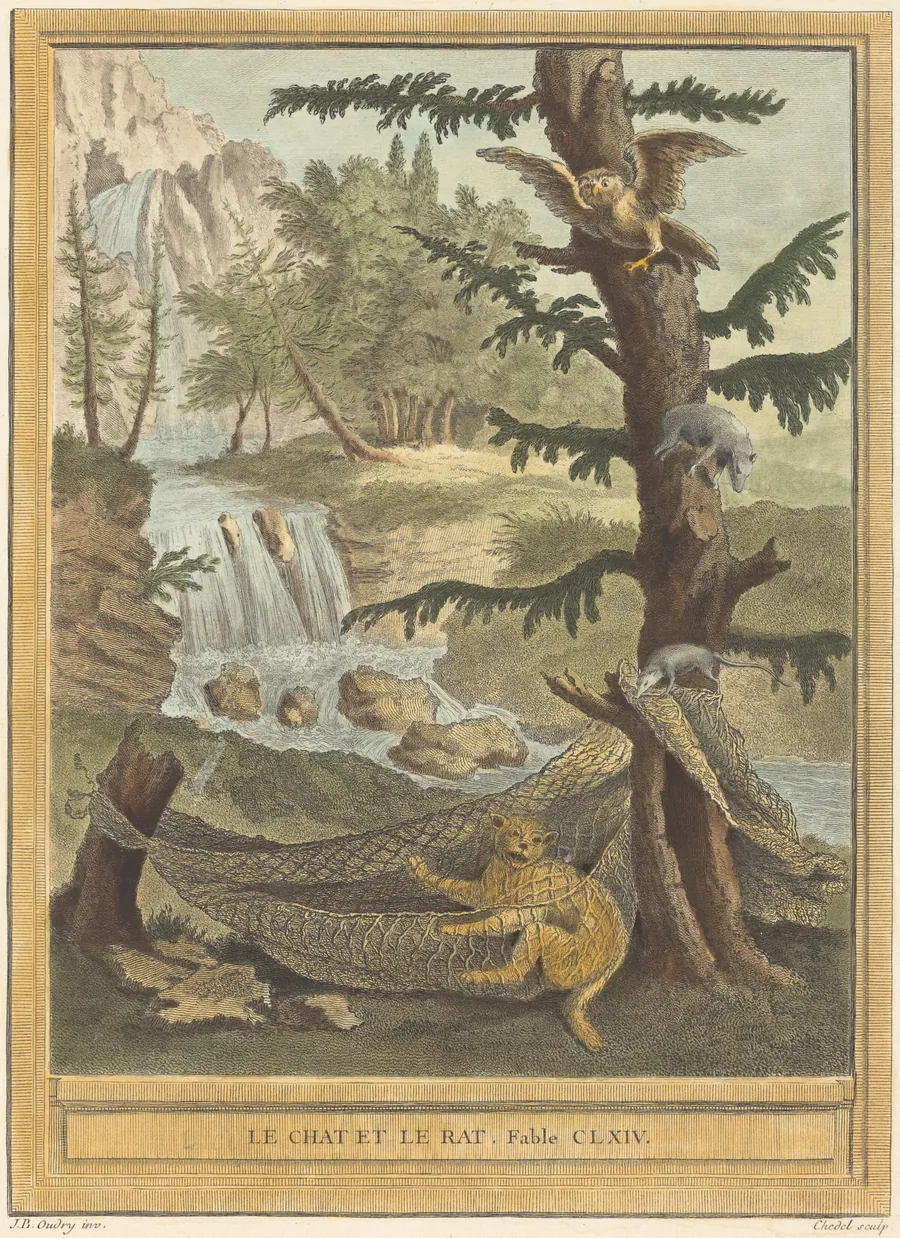 Le chat et le rat (The Cat and the Rat) by Quentin-Pierre Chedel