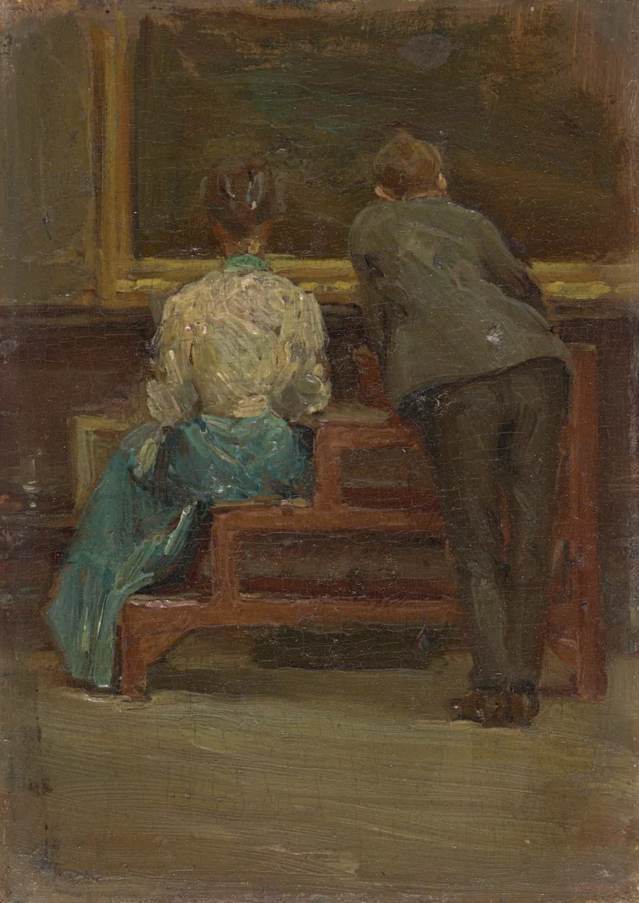 Charles Sheeler and Nina Allender by Morton Livingston Schamberg