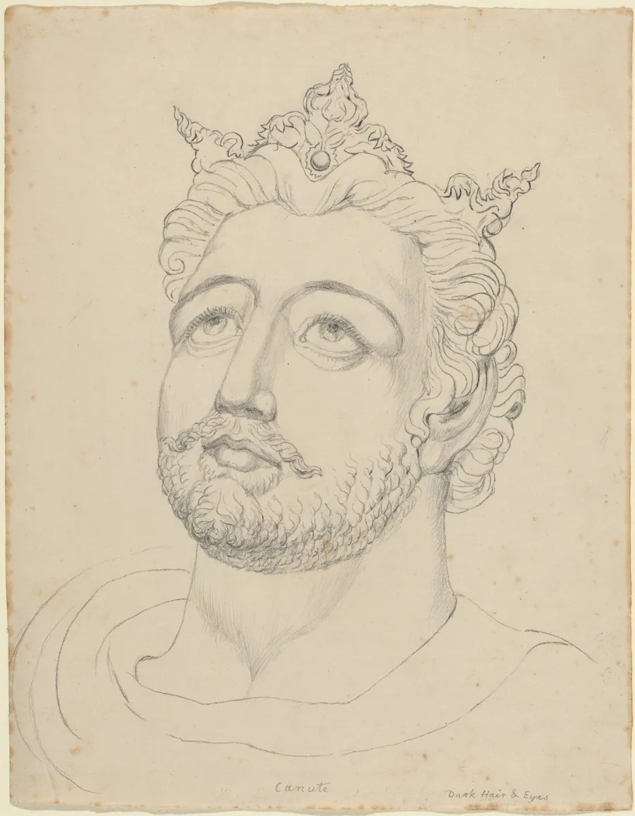 King Canute by William Blake