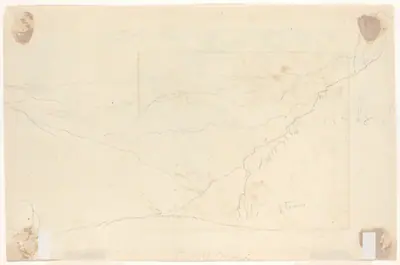 Mountain Landscape [verso]