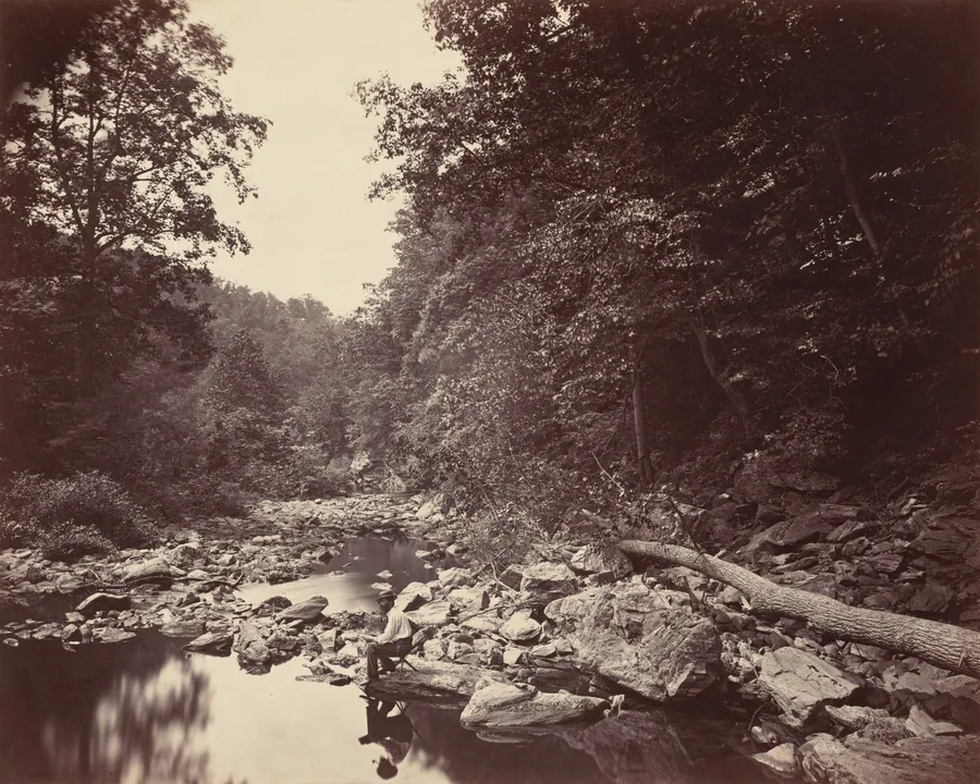 The Wissahickon Creek near Philadelphia by John Moran