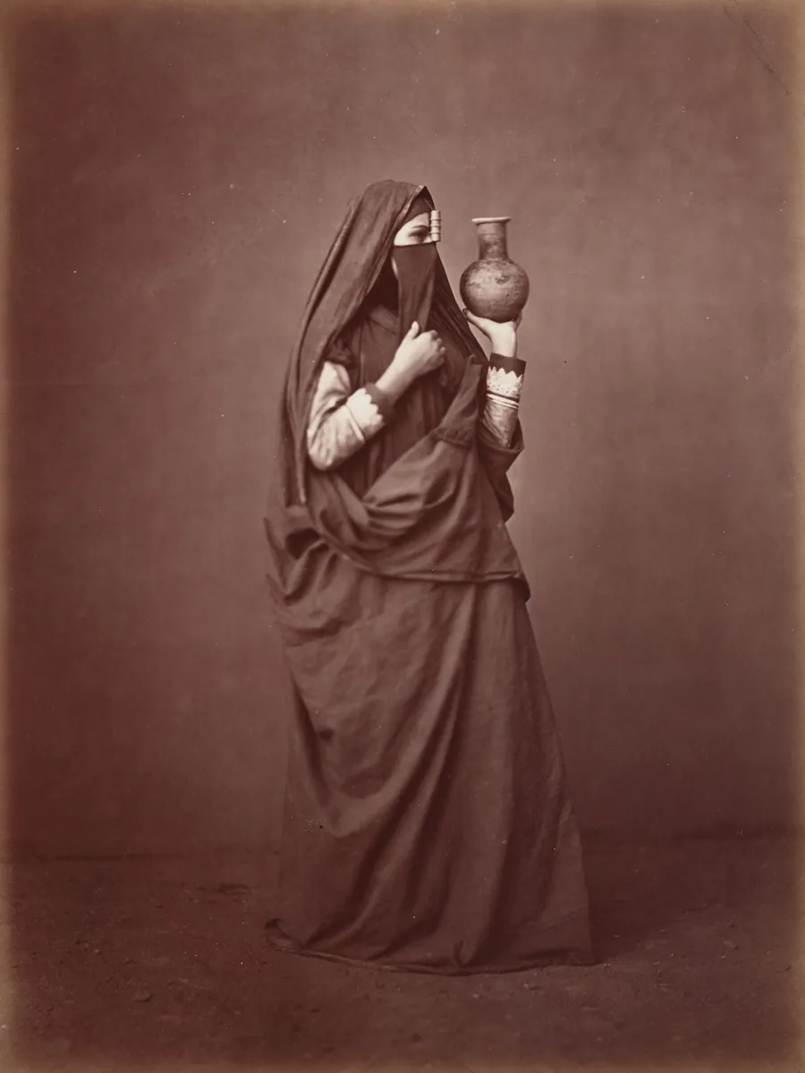 Portrait of an Egyptian Woman by Otto Schoefft