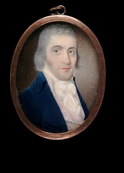 Portrait of a Gentleman with Initials C. B.