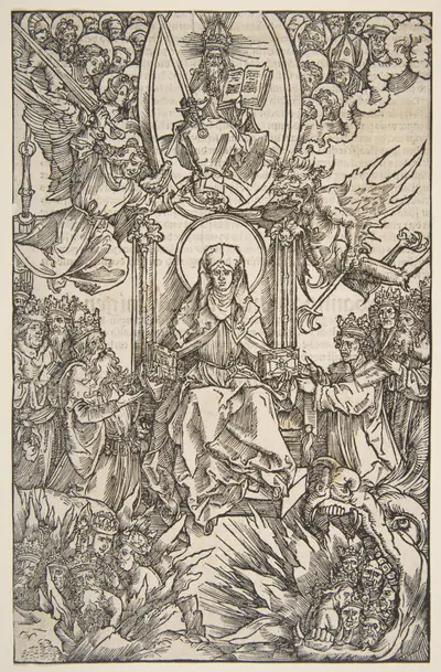 Illustration from Revelations Sancte Birgitte, Koberger Nuremberg 1502 (German Text)