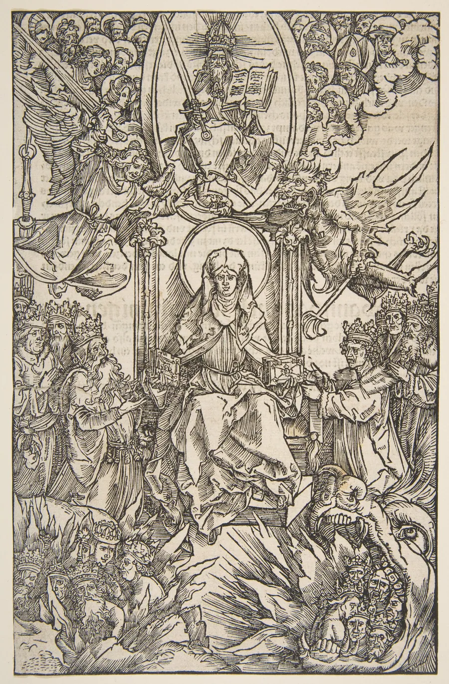 Illustration from Revelations Sancte Birgitte,  Koberger Nuremberg 1502 (German Text) by Albrecht Dürer