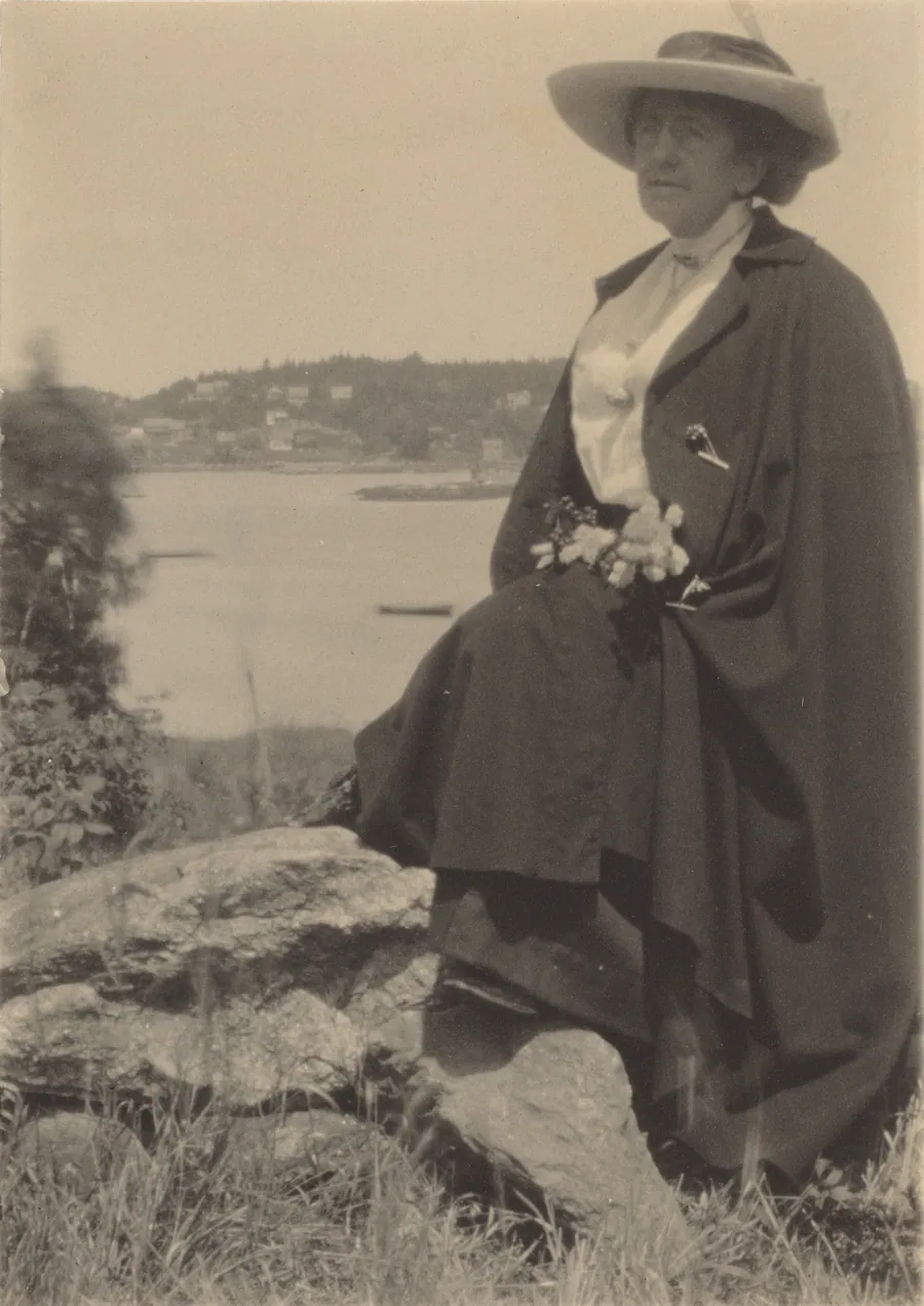 Gertrude Käsebier in Maine by Clarence H. White