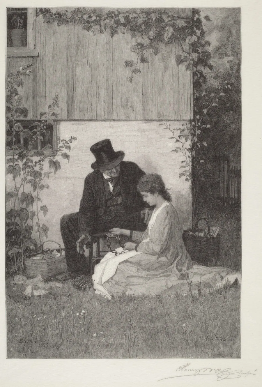 A New England Peddler by Henry Wolf