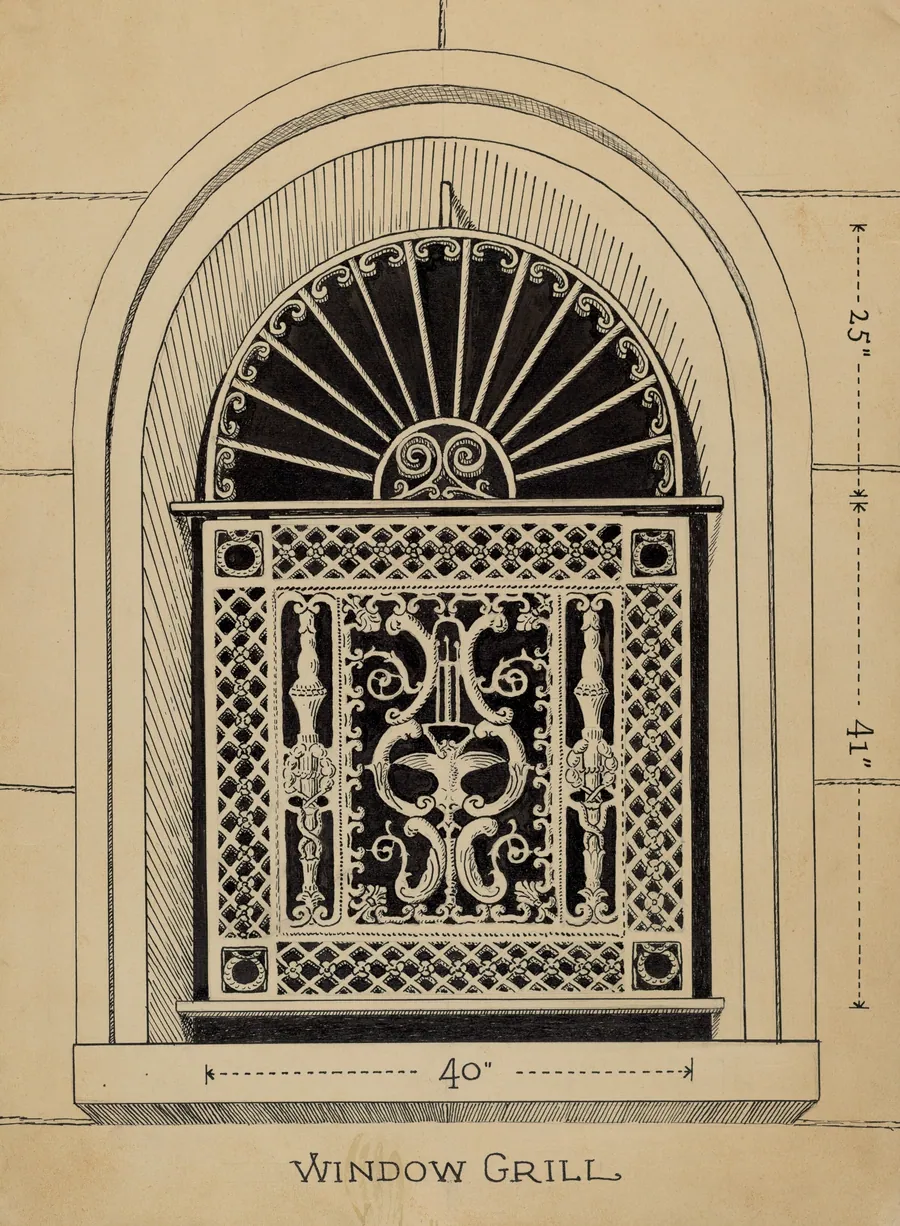 Window Grille by Lucien Verbeke
