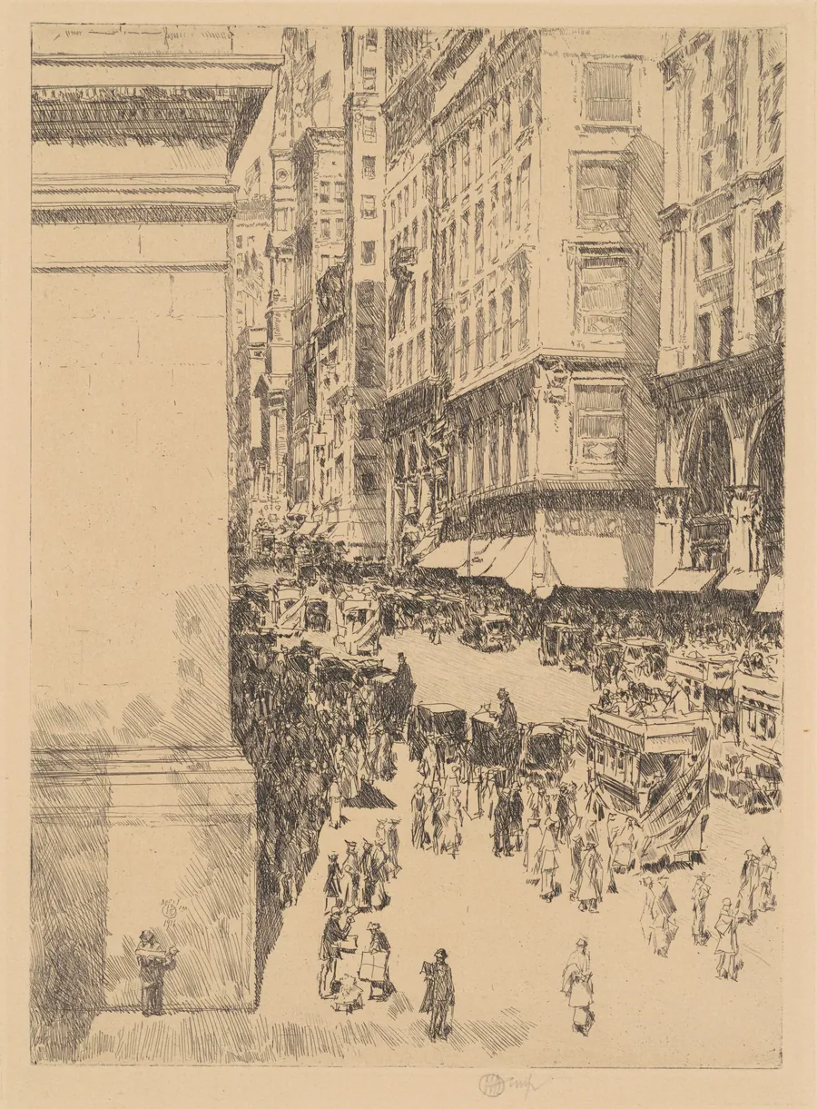 Fifth Avenue, Noon by Childe Hassam