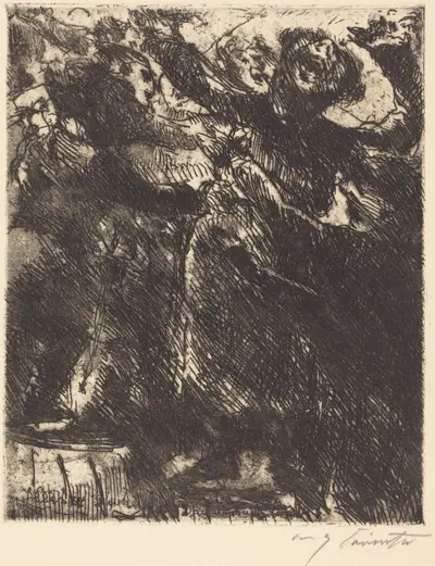 Kapuzinerpredigt—"Hetzt sich lieber herum mit der Dirn'" (The Capuchin's Sermon—"He Prefers to Run Around with a Girl")