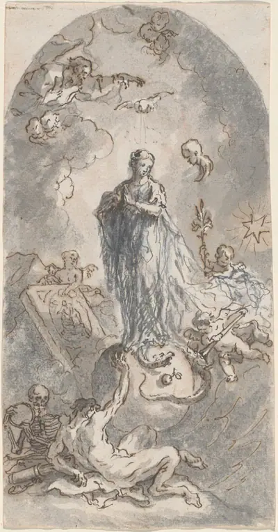 The Virgin of the Immaculate Conception (recto)