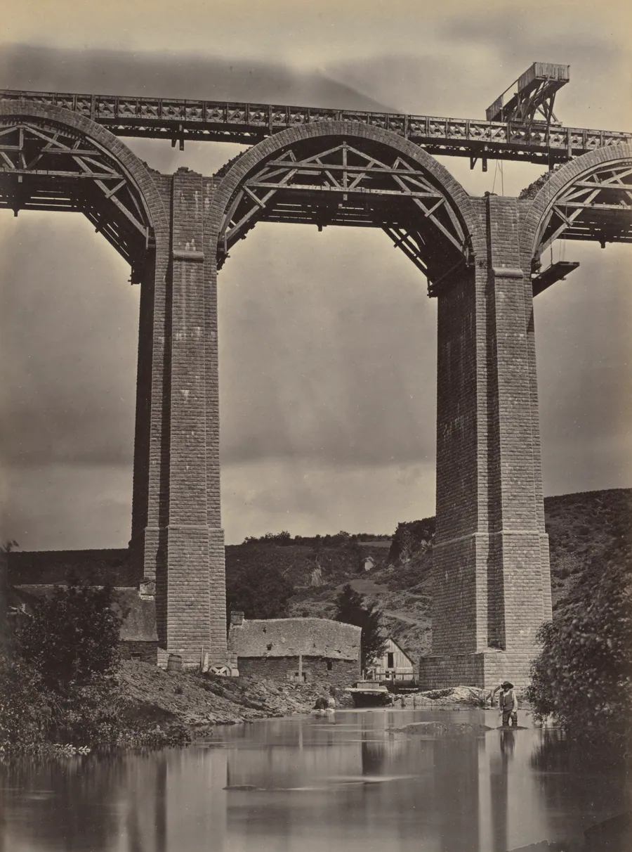 Pont-de-Buis, on the Doufine, France by Jules DuClos