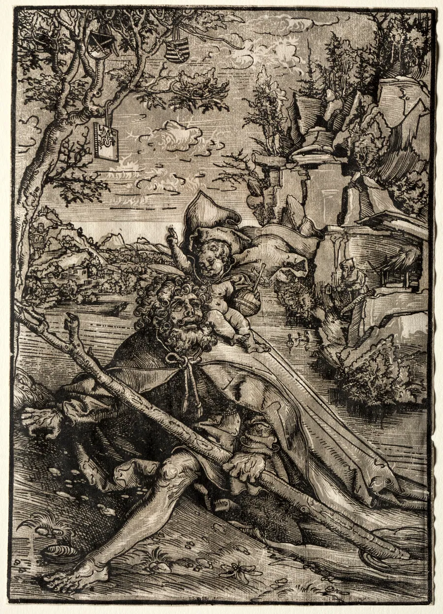St. Christopher by Lucas Cranach