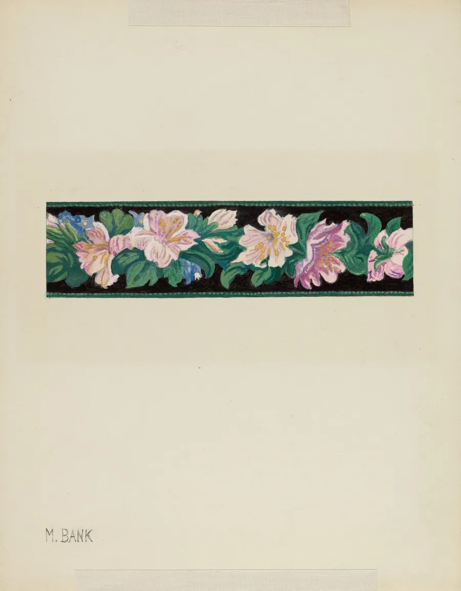 Wallpaper Border by Moses Bank