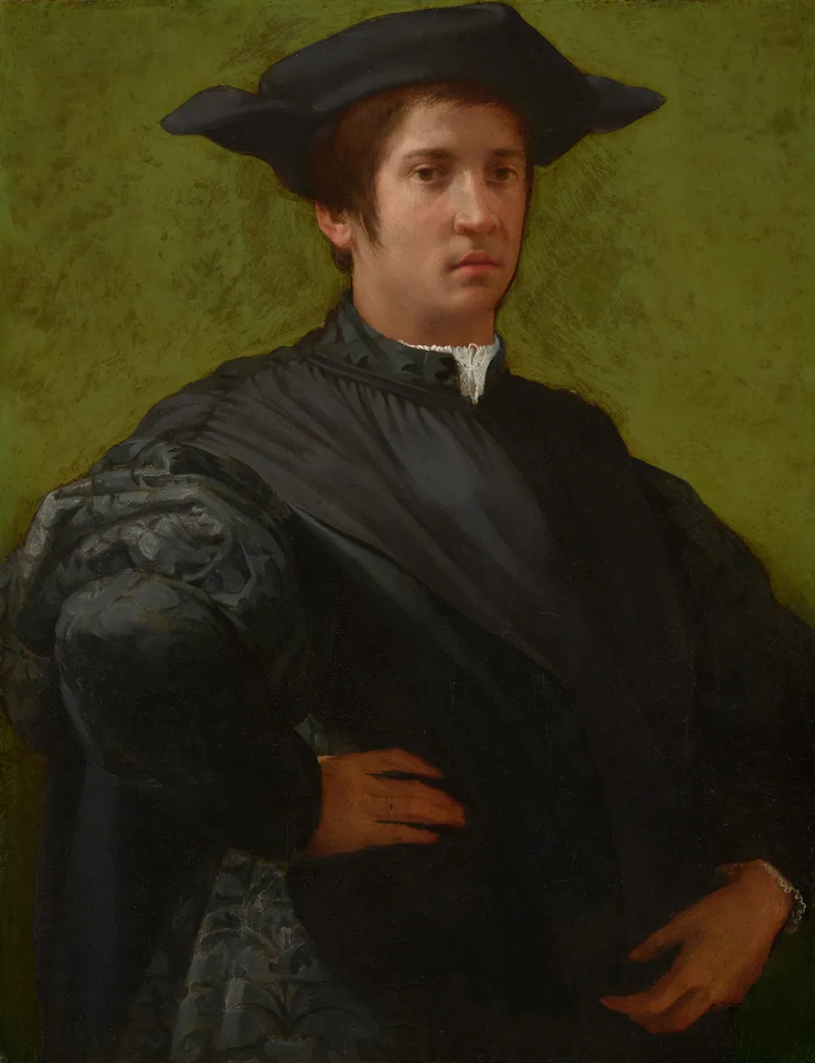 Portrait of a Man by Rosso Fiorentino