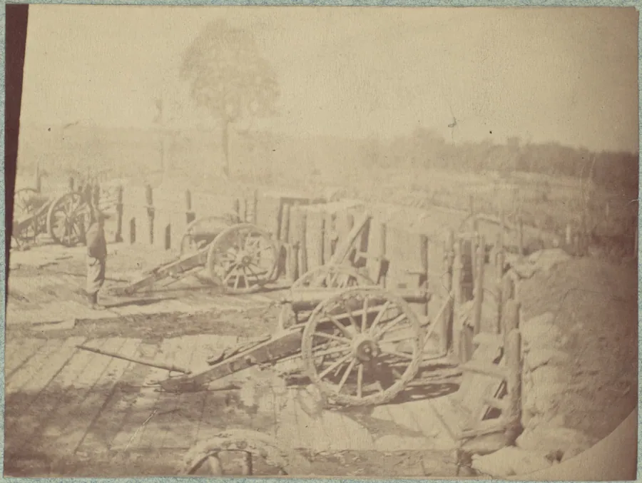 Rebel Works in Front of Atlanta, Georgia, No. 2 by George N. Barnard