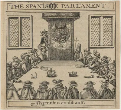 The Spanish Parliament from Vox Populi Eoricum, by Thomas Scott