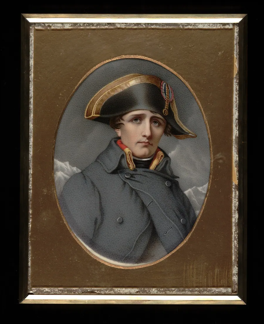 Napoleon Bonaparte by Henry Brintnell Bounetheau, born Charleston, SC 1797-died Charleston, SC 1877