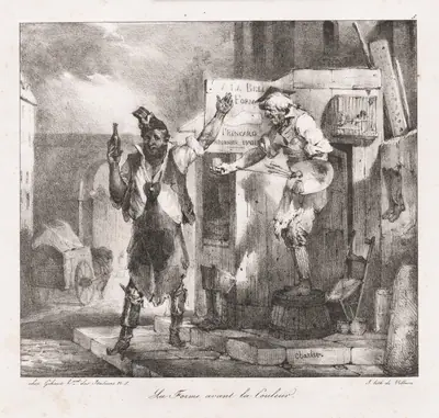 Lithographic Sketches by Charlet: Form before Color