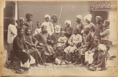 Mowhri Rahman Alli Khan family, Rewa (recto, bottom)