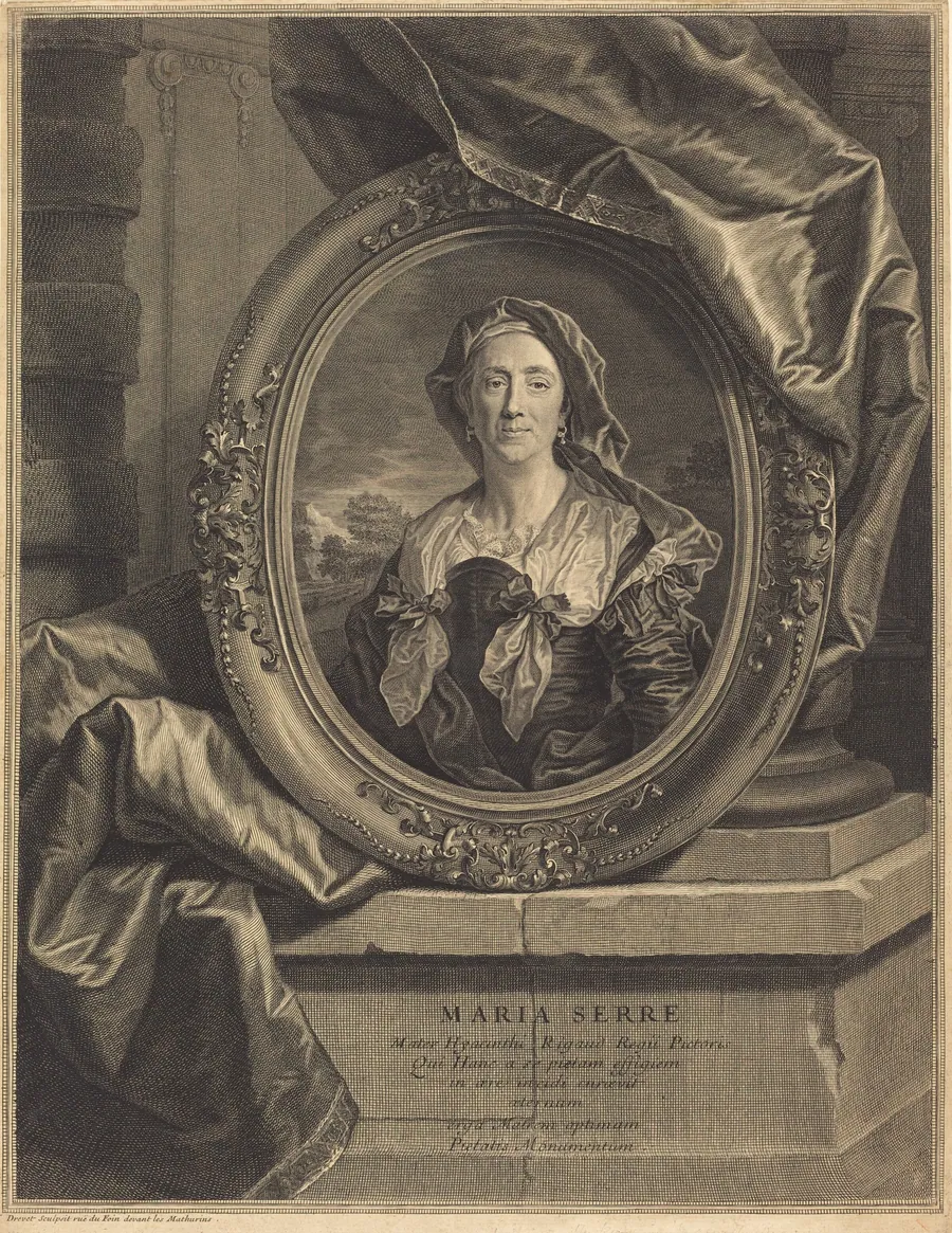 Maria Serre, Mater Hyacinth Rigaud by Pierre Drevet