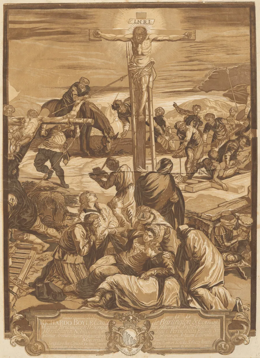 The Crucifixion [Center Panel] by John Baptist Jackson