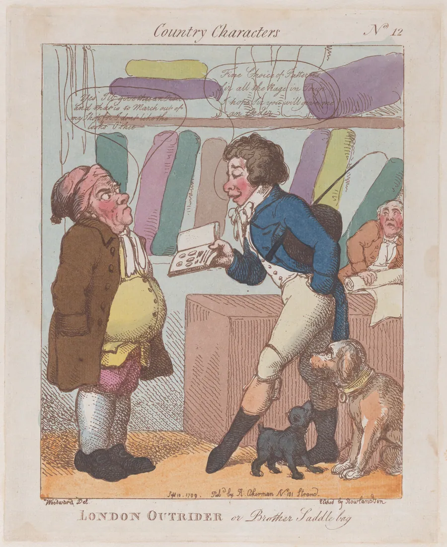 London Outrider, or Brother Saddlebag by Rudolph Ackermann, London