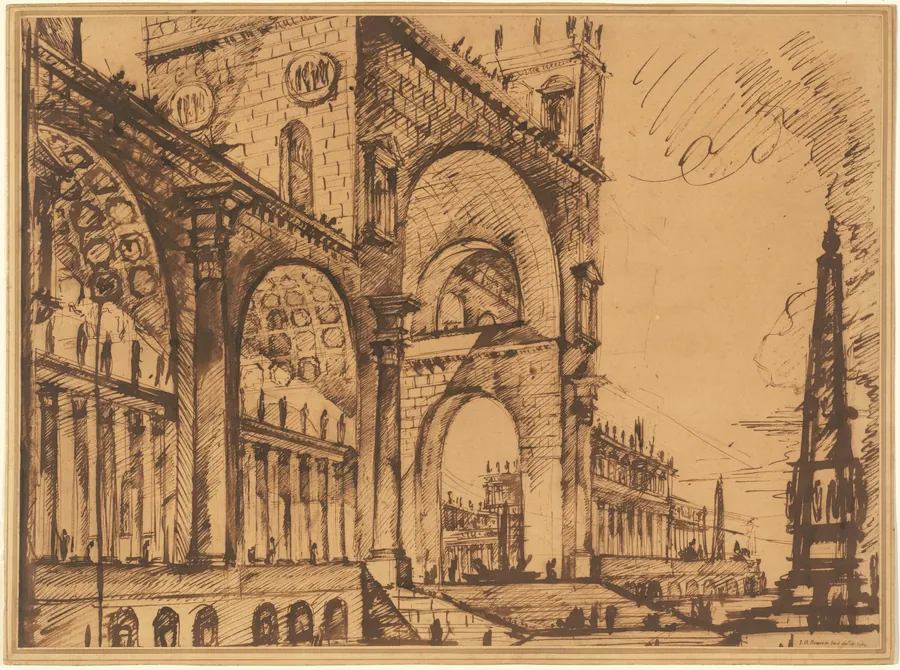 Fantasy on a Magnificent Triumphal Artch by Giovanni Battista Piranesi