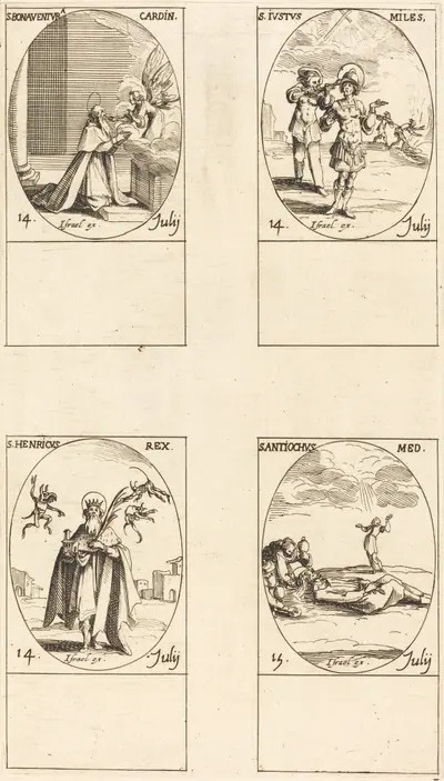 St. Bonaventura; St. Justus; St. Henry, Emperor; St. Antiochus