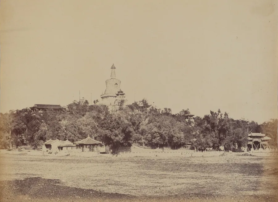The Great Pagoda in the Imperial Winter Palace, Pekin, October 29, 1860 by Felice Beato