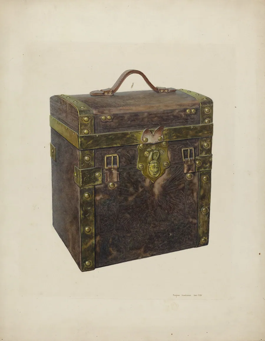 Small Square Trunk by Regina Henderer