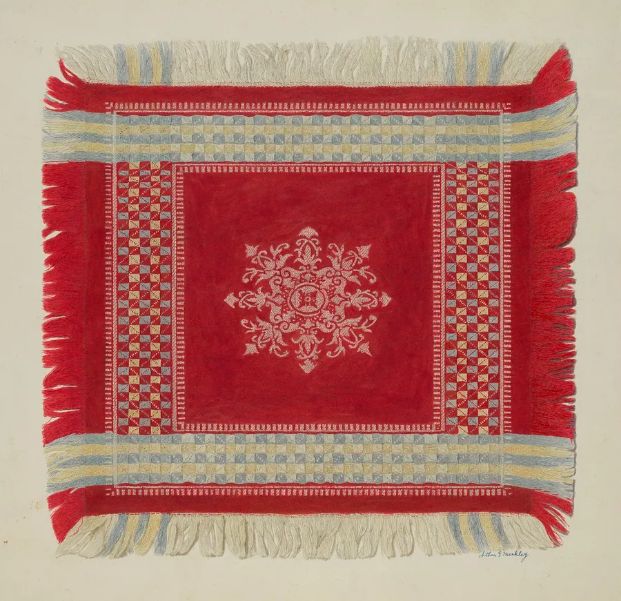 Table Napkin by Arthur G. Merkley