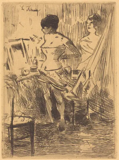 Danseuses dans leur loge (Dancers in Their Dressing Room)