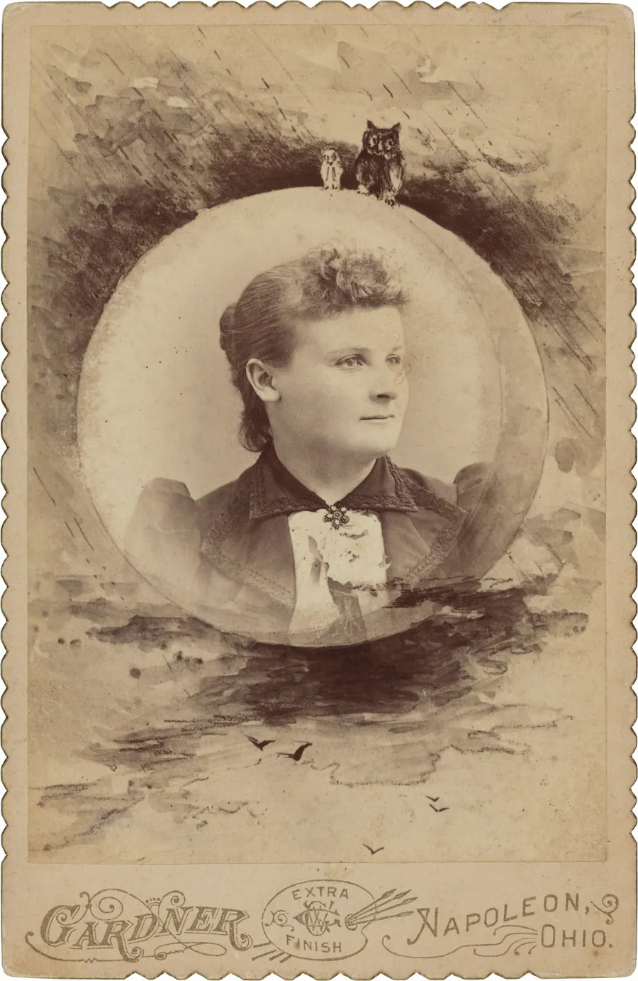 Portrait of a Woman by Gardner Studio