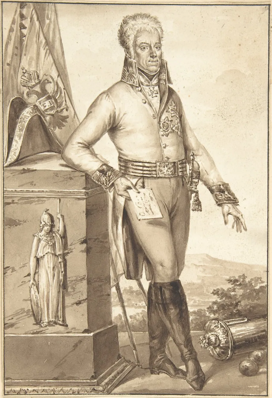 Portrait of Count Heinrich Joseph von Bellegarde by Jean-Baptiste-François Bosio