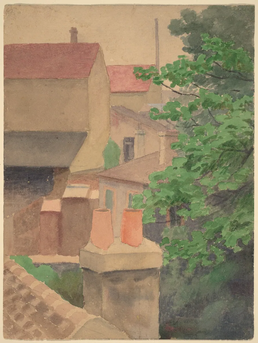 Rooftops, St. Cloud by Thomas Anshutz