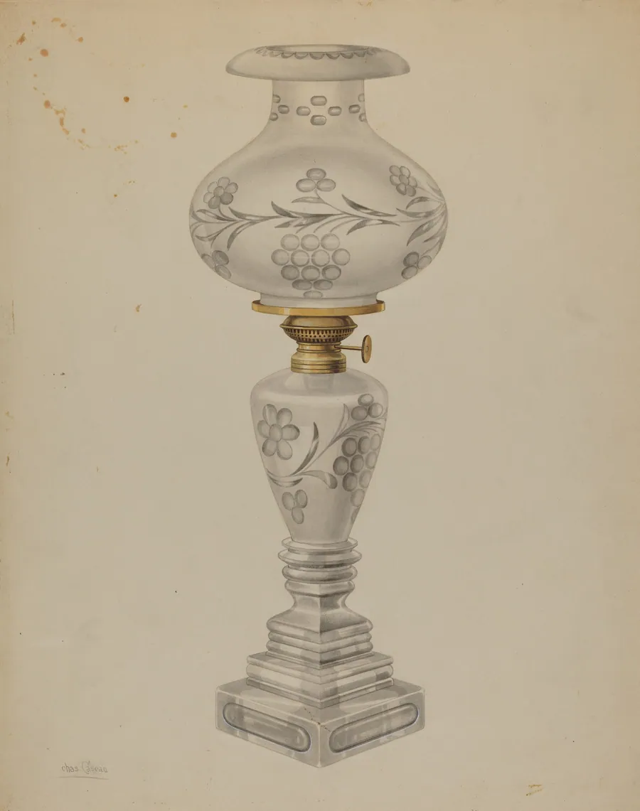 Lamp with Shade by Charles Caseau