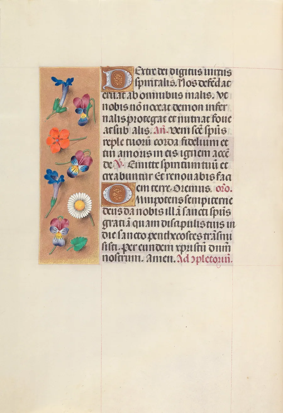 Hours of Queen Isabella the Catholic, Queen of Spain:  Fol. 35v by Master of the First Prayerbook of Maximillian