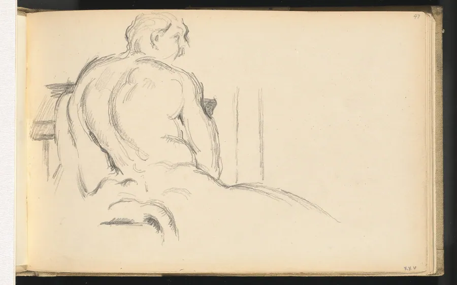 Study of Puget's "Hercules Resting" by Paul Cezanne