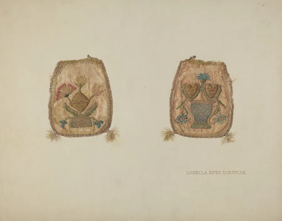 Embroidered Purse by Isabella Ruth Doerfler