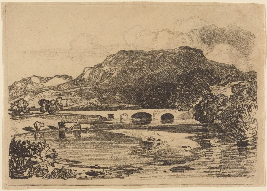 Tan y Bwlch, North Wales by John Sell Cotman