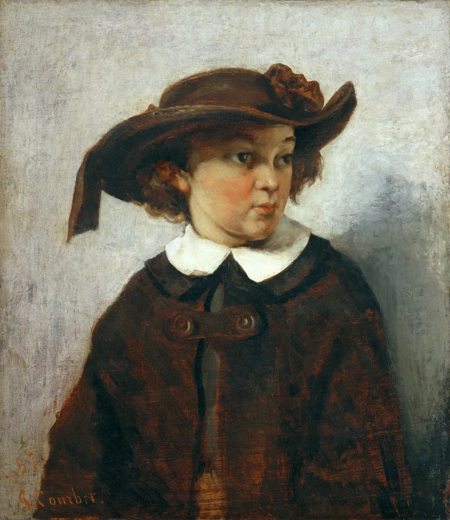 Portrait of a Young Girl by Gustave Courbet