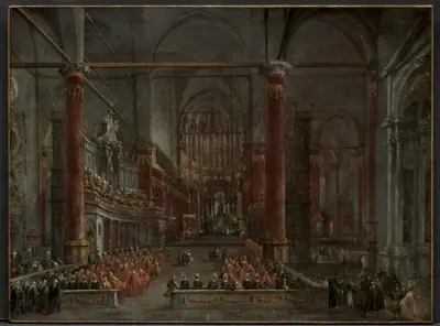 Pontifical Ceremony in SS. Giovanni e Paolo, Venice, 1782