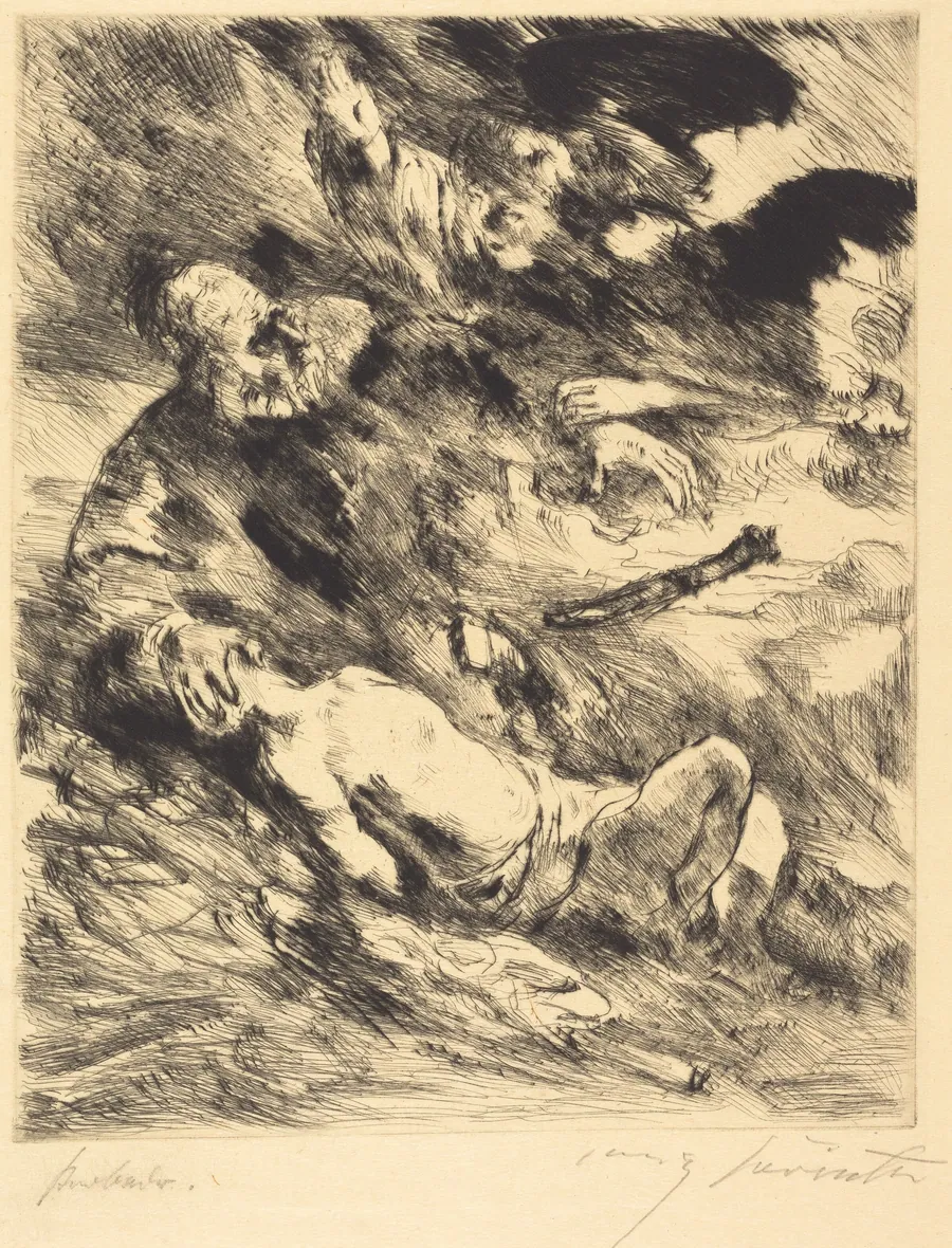 Die Opferung Isaacs (The Sacrifice of Isaac) by Lovis Corinth