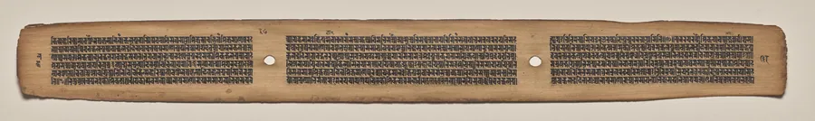 Text, Folio 38 (verso), from a Manuscript of the Perfection of Wisdom in Eight Thousand Lines (Ashtasahasrika Prajnaparamita-sutra)