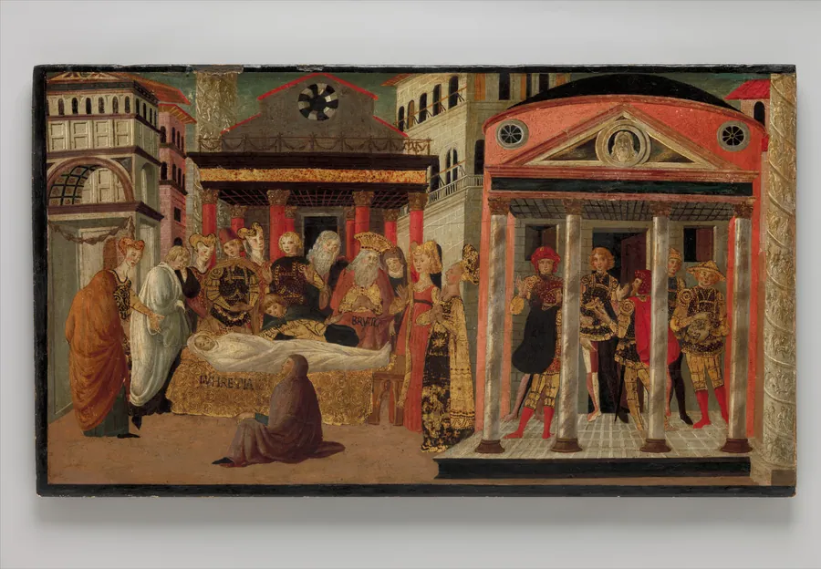 The Funeral of Lucretia by Master of Marradi